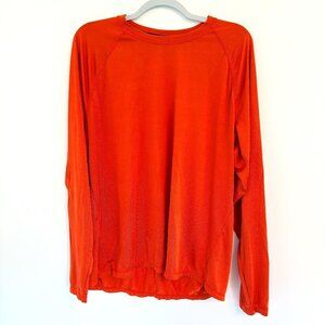 🔥 Z by Zella Rust Orange Long Sleeve Performance Tee 🔥
